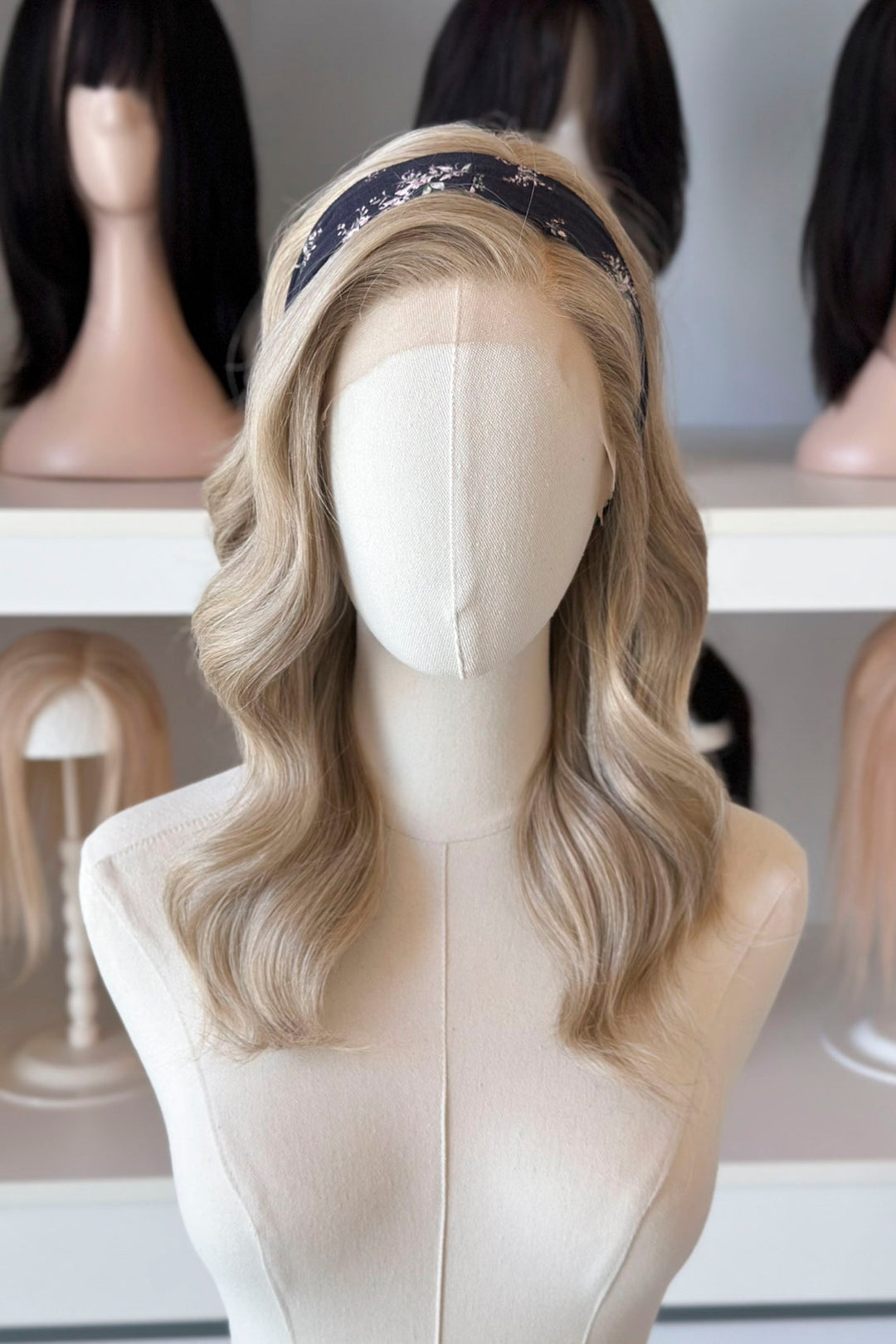 Ash Blonde Side Part Lace Front Wig Sue Storm