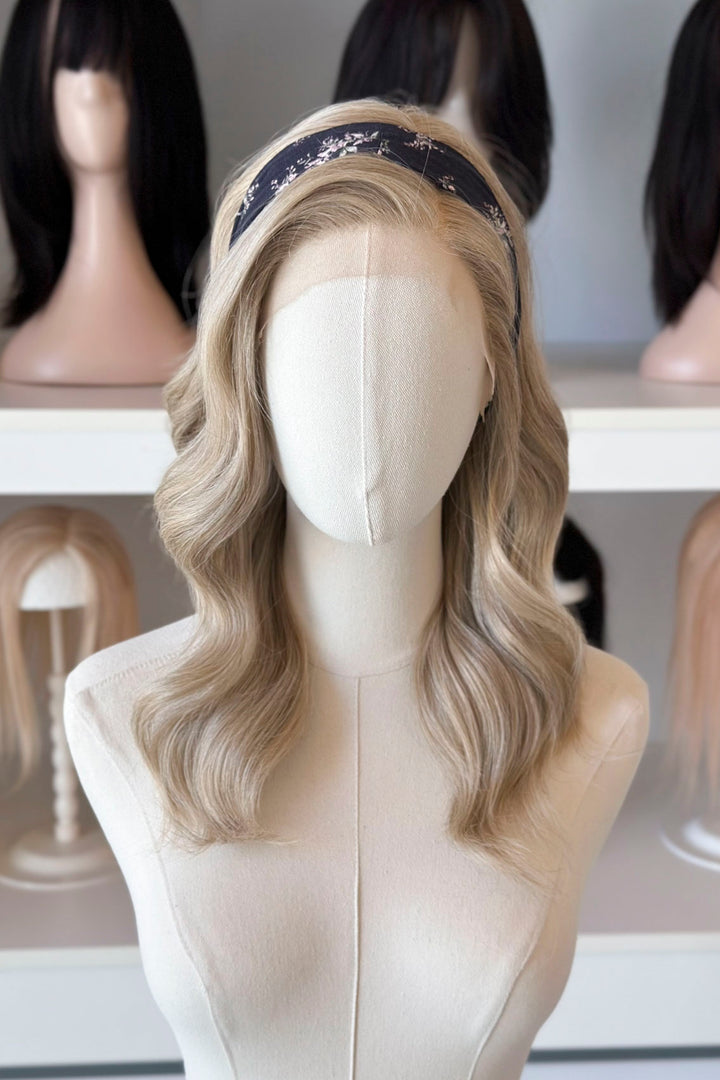 Ash Blonde Side Part Lace Front Wig Sue Storm