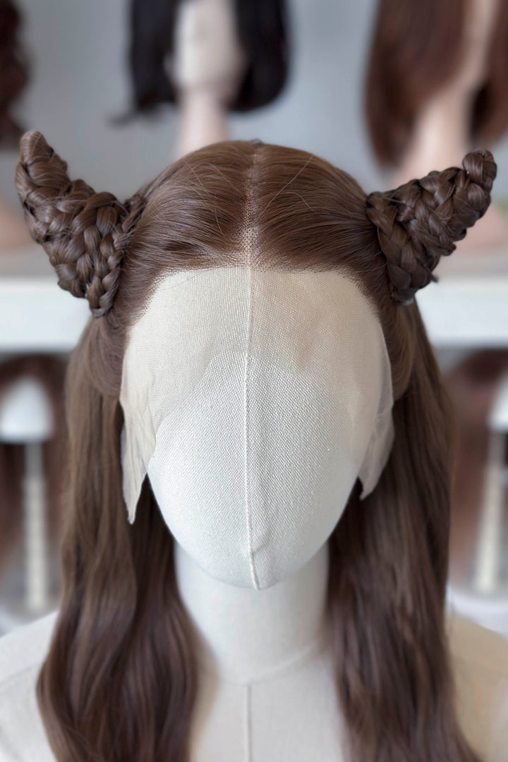 Natural Brown Wavy Lace Front Wig Jude