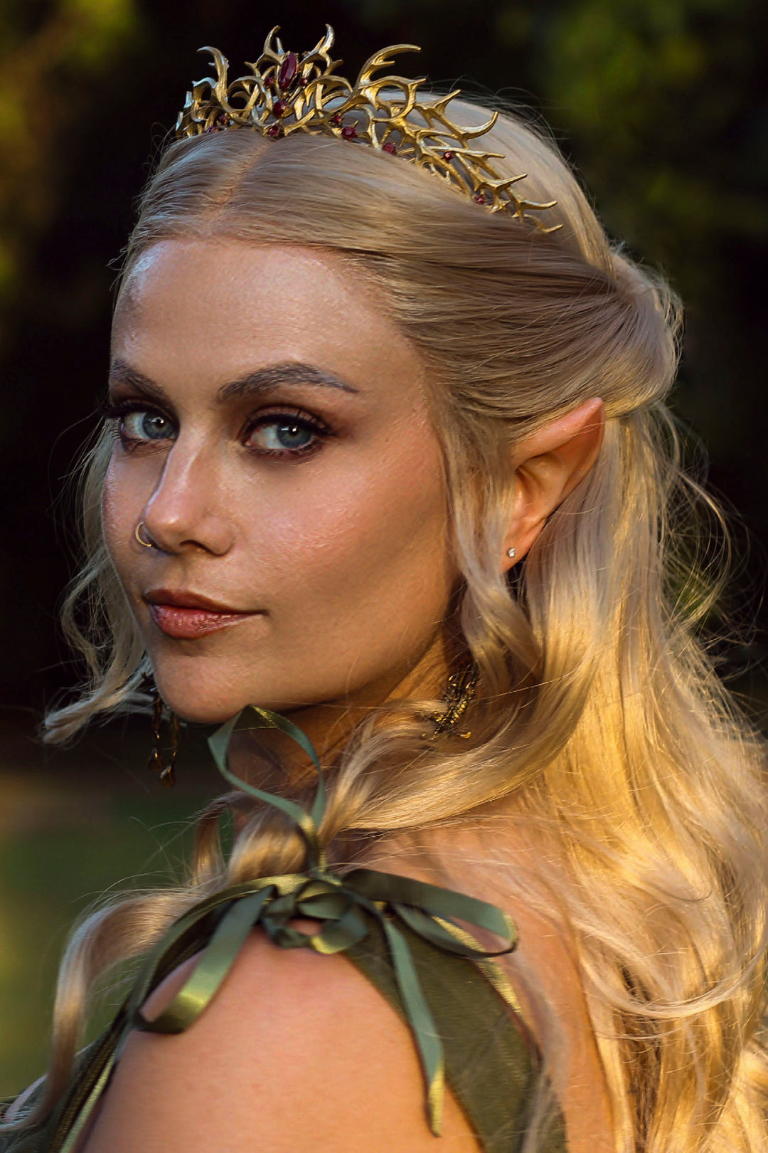 Golden Light Blonde Wavy Lace Front Wig Aelin