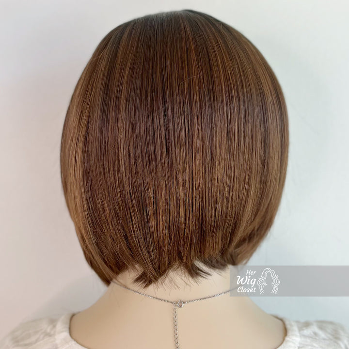 Dark Roots Honey Copper Blonde Ombre Bob Wig | Her Wig Closet | Allie