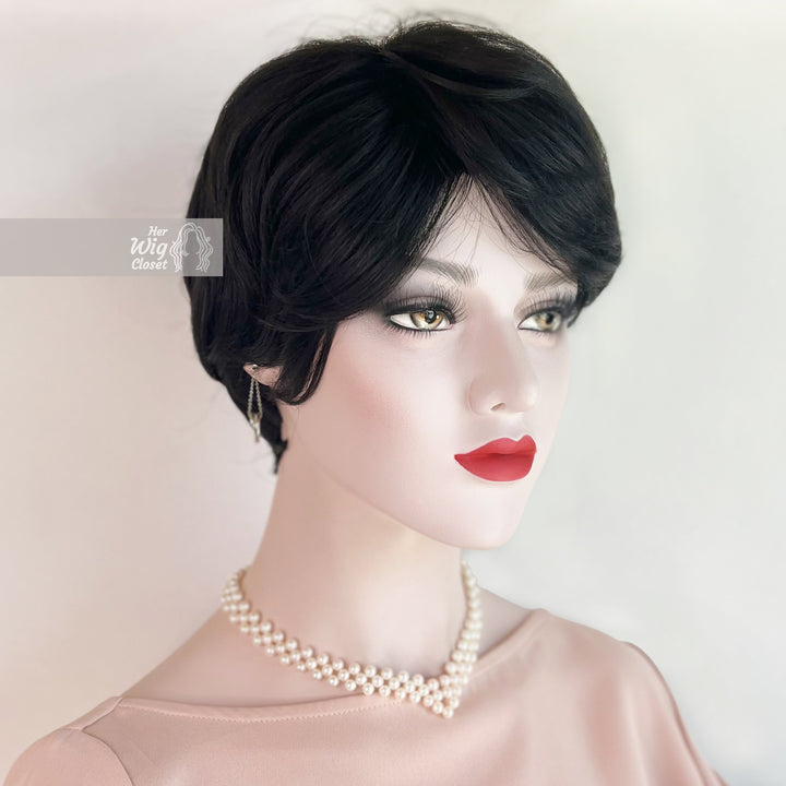 Natual Black Wavy Bob Wig | Her Wig Closet | Barbra