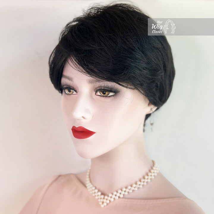 Natual Black Wavy Bob Wig | Her Wig Closet | Barbra