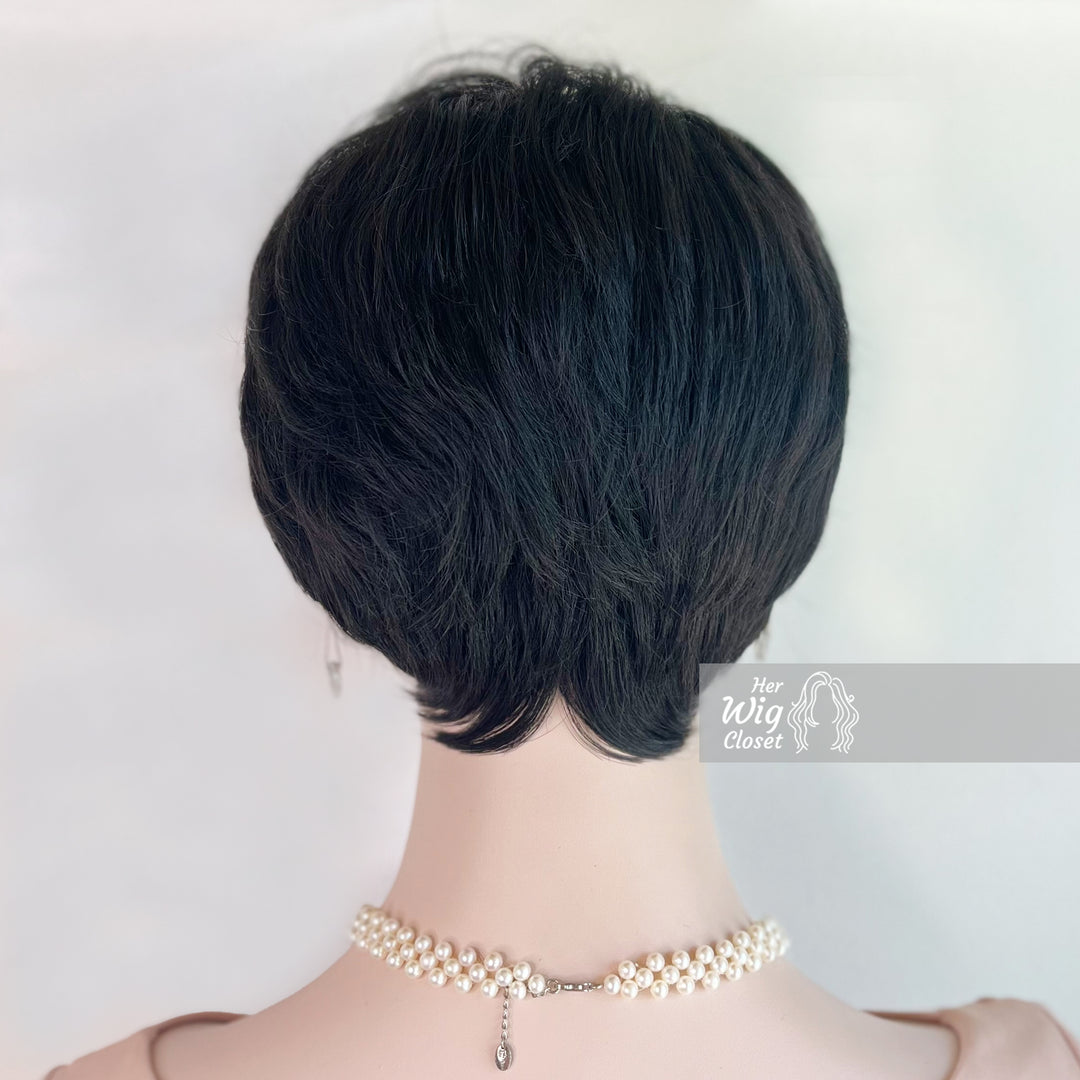 Natual Black Wavy Bob Wig | Her Wig Closet | Barbra