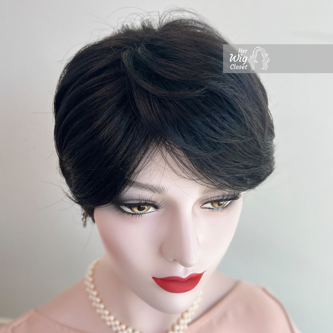 Natual Black Wavy Bob Wig | Her Wig Closet | Barbra