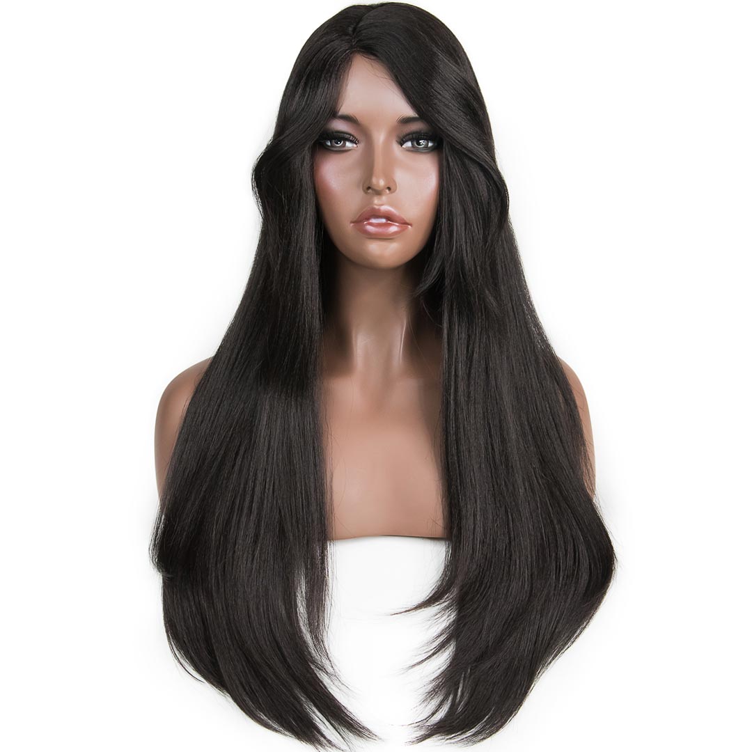 Catherine | 24" Black Straight Wig