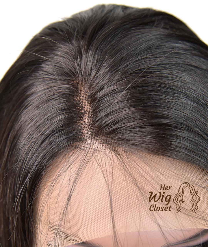 Lace Front Bob Wig Silky Straight Brazilian Straight Virgin Human Hair Unprocessed 180% Density