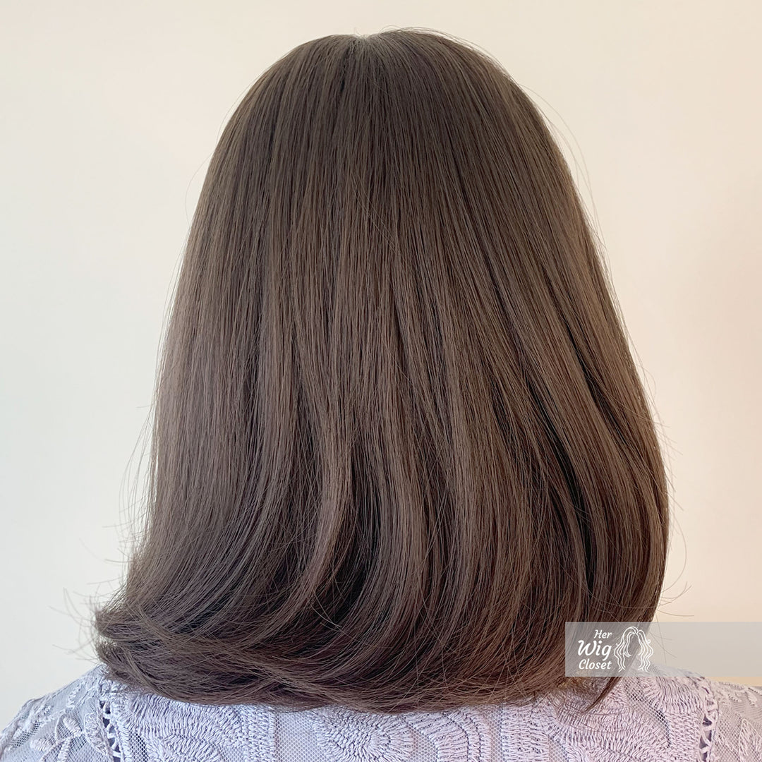 Reese | 14" Ash Brown Bob Wig with Bangs