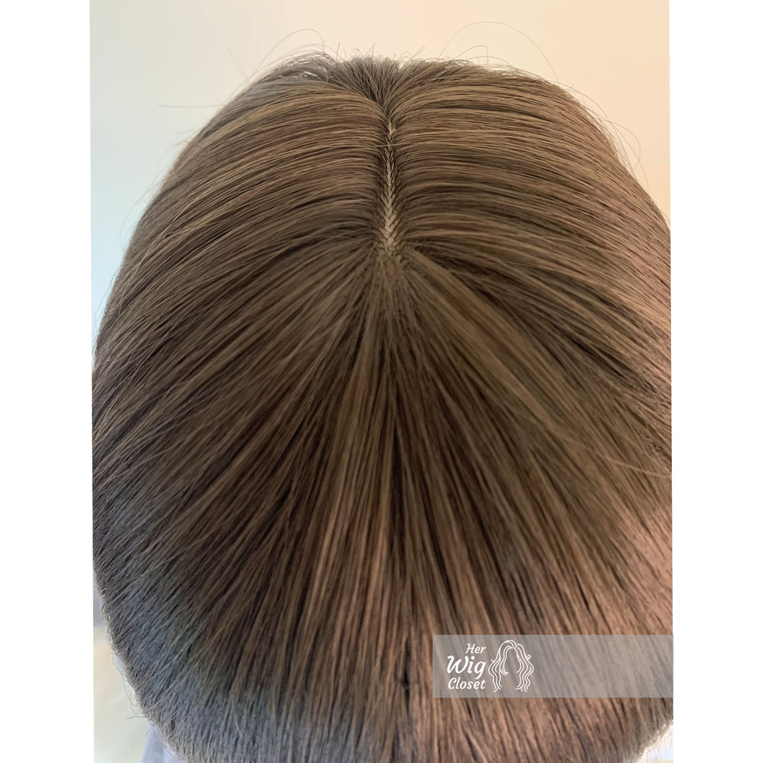 Reese | 14" Ash Brown Bob Wig with Bangs