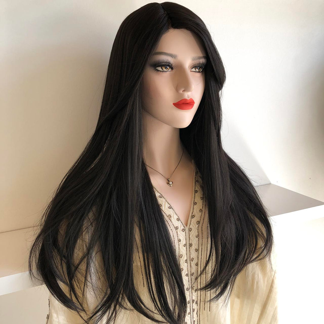 Catherine | 24" Black Straight Wig