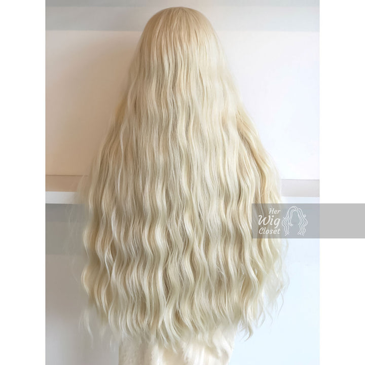 Daenerys | 32“ Wavy Icy Blonde Synthetic Wig Her Wig Closet