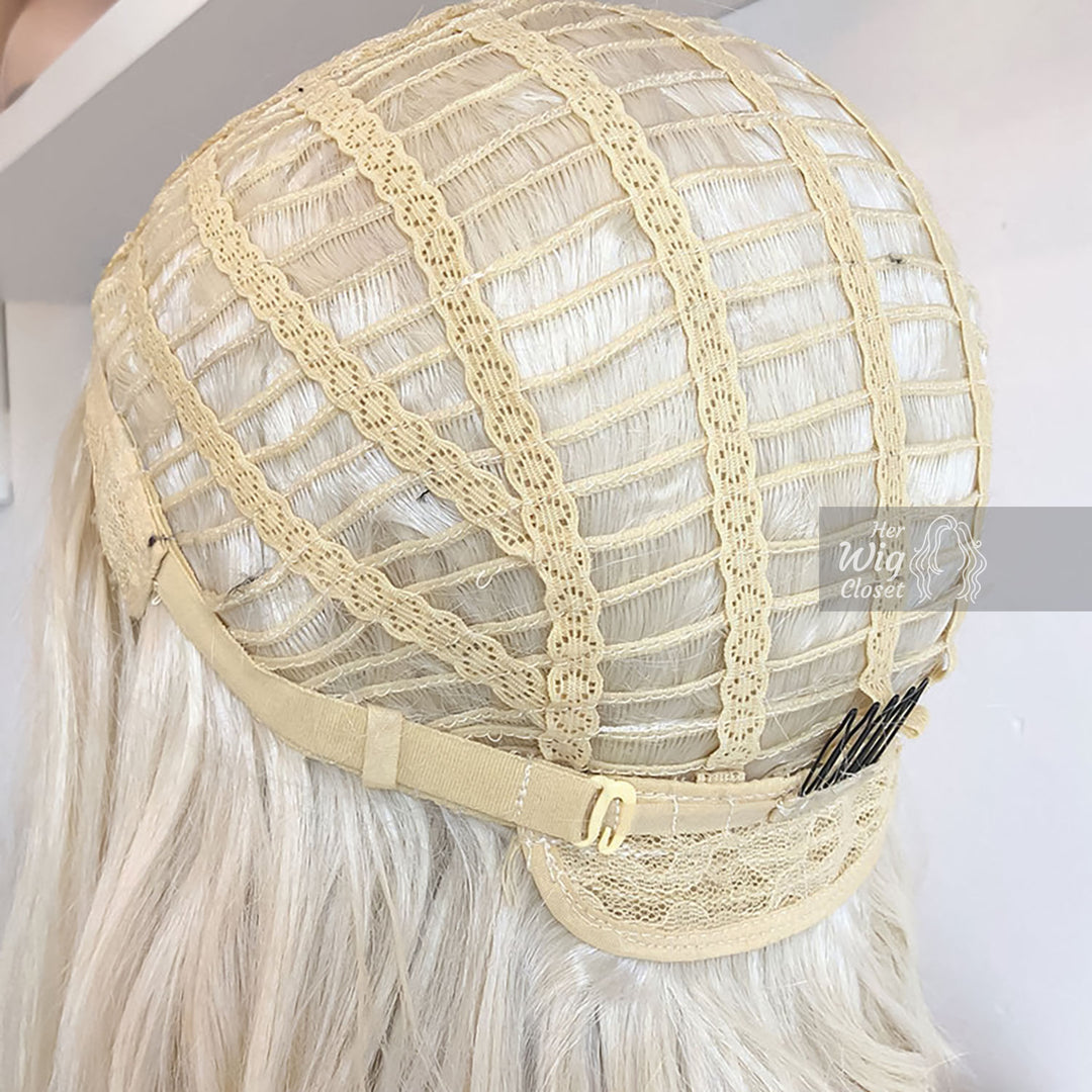 Daenerys | 32“ Wavy Icy Blonde Synthetic Wig Her Wig Closet