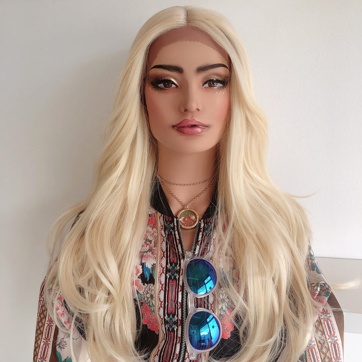Her Wig Closet 26" Blonde Wig #613 Long Beach Wavy Marilyn